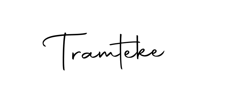 How to make Tramteke signature? Autography-DOLnW is a professional autograph style. Create handwritten signature for Tramteke name. Tramteke signature style 10 images and pictures png