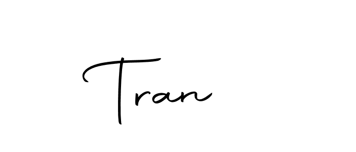 How to make Tran    signature? Autography-DOLnW is a professional autograph style. Create handwritten signature for Tran    name. Tran    signature style 10 images and pictures png