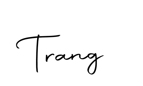 How to make Trang name signature. Use Autography-DOLnW style for creating short signs online. This is the latest handwritten sign. Trang signature style 10 images and pictures png