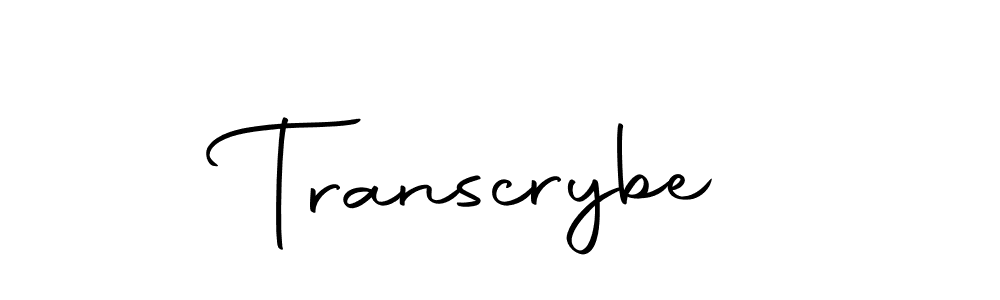 Transcrybe stylish signature style. Best Handwritten Sign (Autography-DOLnW) for my name. Handwritten Signature Collection Ideas for my name Transcrybe. Transcrybe signature style 10 images and pictures png