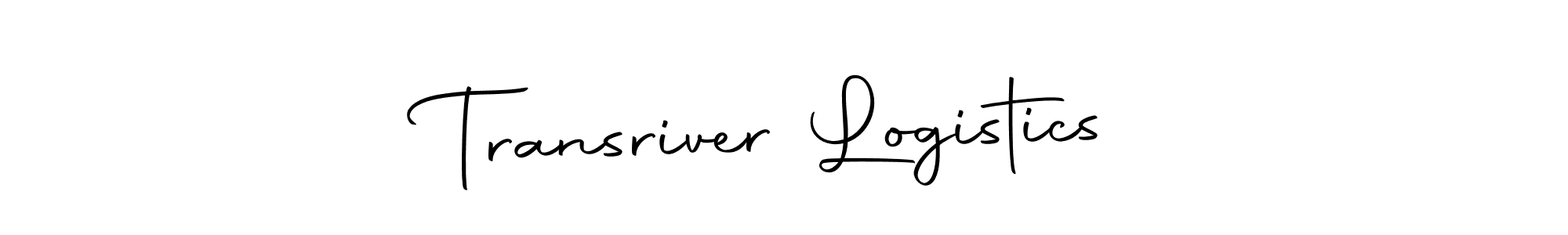 This is the best signature style for the Transriver Logistics name. Also you like these signature font (Autography-DOLnW). Mix name signature. Transriver Logistics signature style 10 images and pictures png