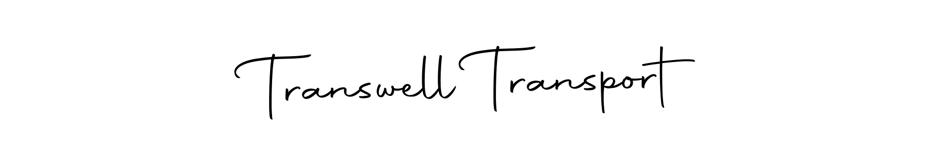 Use a signature maker to create a handwritten signature online. With this signature software, you can design (Autography-DOLnW) your own signature for name Transwell Transport. Transwell Transport signature style 10 images and pictures png