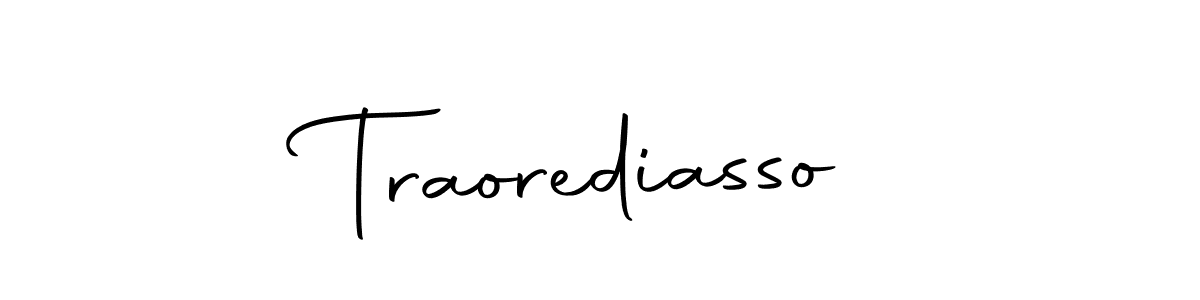 Design your own signature with our free online signature maker. With this signature software, you can create a handwritten (Autography-DOLnW) signature for name Traorediasso. Traorediasso signature style 10 images and pictures png