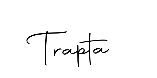 The best way (Autography-DOLnW) to make a short signature is to pick only two or three words in your name. The name Trapta include a total of six letters. For converting this name. Trapta signature style 10 images and pictures png