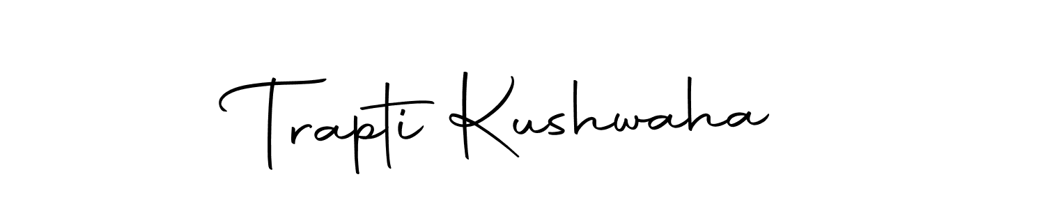 How to Draw Trapti Kushwaha signature style? Autography-DOLnW is a latest design signature styles for name Trapti Kushwaha. Trapti Kushwaha signature style 10 images and pictures png