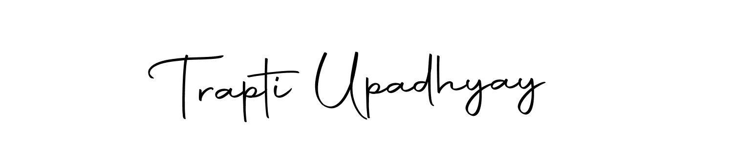 Make a beautiful signature design for name Trapti Upadhyay. With this signature (Autography-DOLnW) style, you can create a handwritten signature for free. Trapti Upadhyay signature style 10 images and pictures png