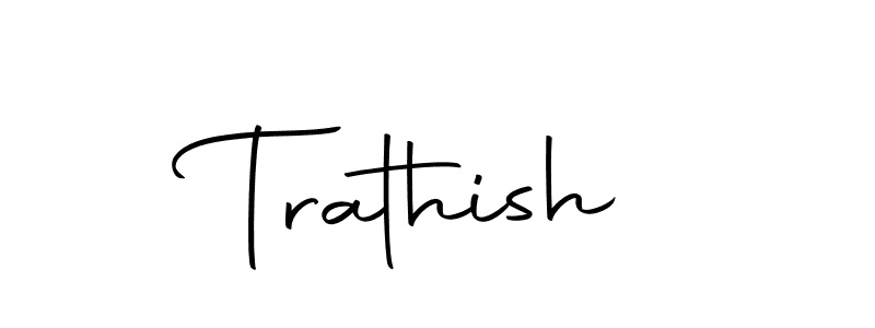 You can use this online signature creator to create a handwritten signature for the name Trathish. This is the best online autograph maker. Trathish signature style 10 images and pictures png