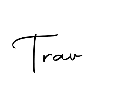 You should practise on your own different ways (Autography-DOLnW) to write your name (Trav) in signature. don't let someone else do it for you. Trav signature style 10 images and pictures png