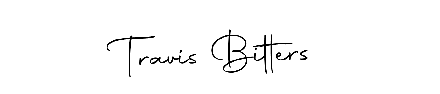 Design your own signature with our free online signature maker. With this signature software, you can create a handwritten (Autography-DOLnW) signature for name Travis Bitters. Travis Bitters signature style 10 images and pictures png