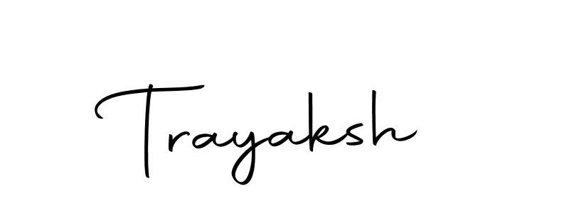 Make a short Trayaksh signature style. Manage your documents anywhere anytime using Autography-DOLnW. Create and add eSignatures, submit forms, share and send files easily. Trayaksh signature style 10 images and pictures png