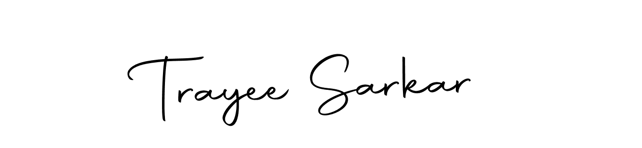 Design your own signature with our free online signature maker. With this signature software, you can create a handwritten (Autography-DOLnW) signature for name Trayee Sarkar. Trayee Sarkar signature style 10 images and pictures png
