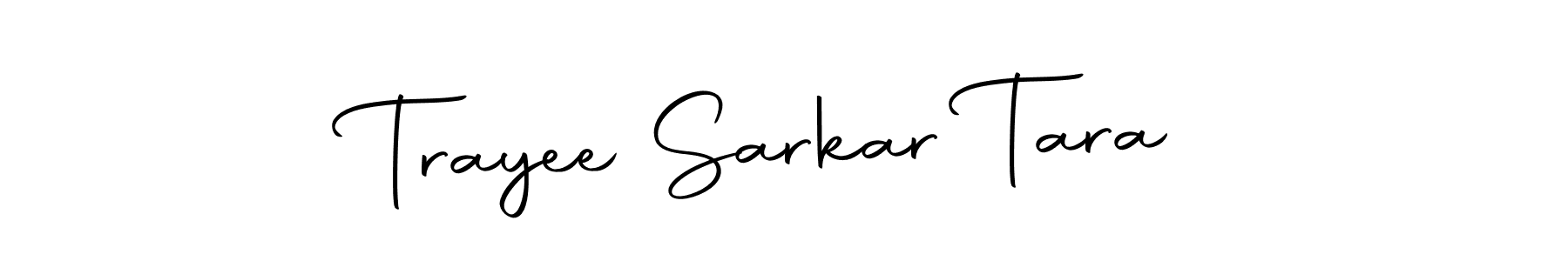 The best way (Autography-DOLnW) to make a short signature is to pick only two or three words in your name. The name Trayee Sarkar Tara include a total of six letters. For converting this name. Trayee Sarkar Tara signature style 10 images and pictures png