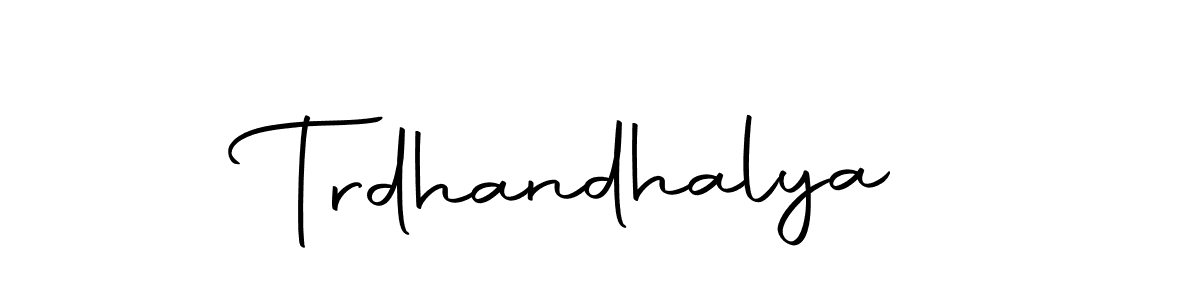 if you are searching for the best signature style for your name Trdhandhalya. so please give up your signature search. here we have designed multiple signature styles  using Autography-DOLnW. Trdhandhalya signature style 10 images and pictures png