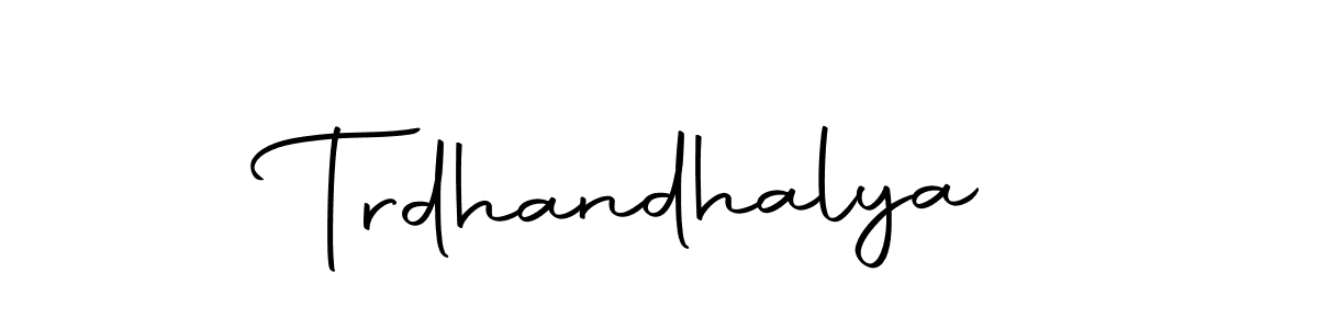 if you are searching for the best signature style for your name Trdhandhalya. so please give up your signature search. here we have designed multiple signature styles  using Autography-DOLnW. Trdhandhalya signature style 10 images and pictures png