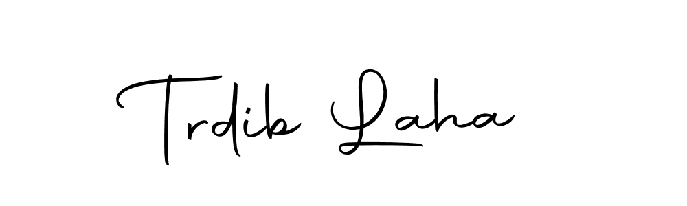 Make a beautiful signature design for name Trdib Laha. With this signature (Autography-DOLnW) style, you can create a handwritten signature for free. Trdib Laha signature style 10 images and pictures png