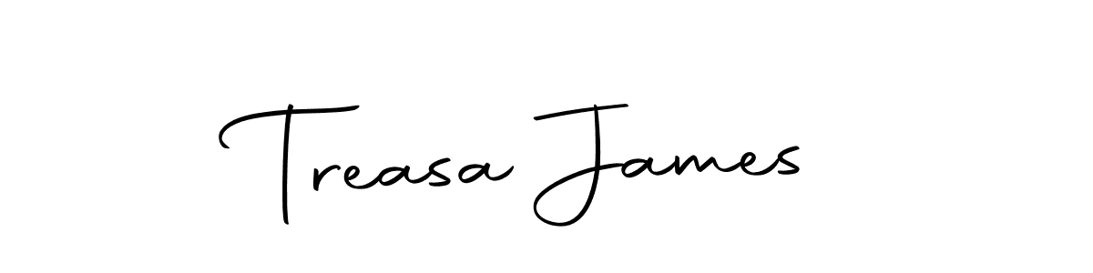 Also we have Treasa James name is the best signature style. Create professional handwritten signature collection using Autography-DOLnW autograph style. Treasa James signature style 10 images and pictures png