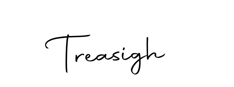 How to make Treasigh name signature. Use Autography-DOLnW style for creating short signs online. This is the latest handwritten sign. Treasigh signature style 10 images and pictures png