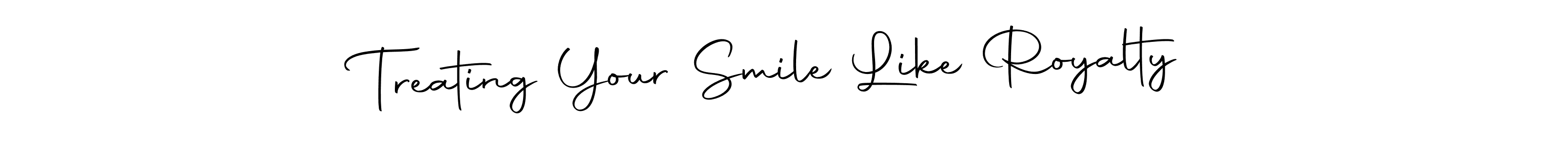 See photos of Treating Your Smile Like Royalty official signature by Spectra . Check more albums & portfolios. Read reviews & check more about Autography-DOLnW font. Treating Your Smile Like Royalty signature style 10 images and pictures png