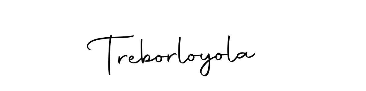Create a beautiful signature design for name Treborloyola. With this signature (Autography-DOLnW) fonts, you can make a handwritten signature for free. Treborloyola signature style 10 images and pictures png