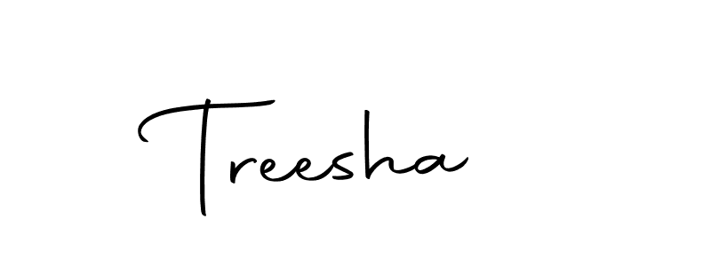 Also we have Treesha  name is the best signature style. Create professional handwritten signature collection using Autography-DOLnW autograph style. Treesha  signature style 10 images and pictures png