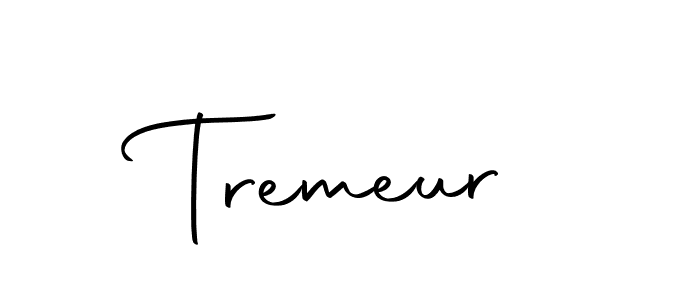 Make a beautiful signature design for name Tremeur. With this signature (Autography-DOLnW) style, you can create a handwritten signature for free. Tremeur signature style 10 images and pictures png