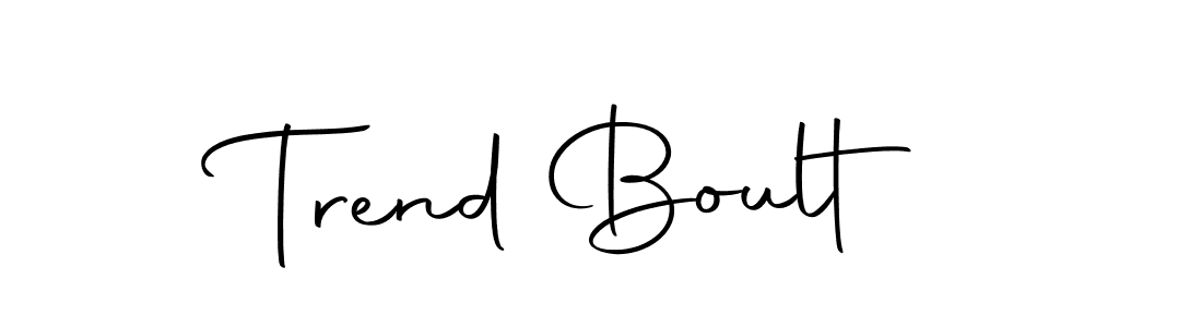 Create a beautiful signature design for name Trend Boult. With this signature (Autography-DOLnW) fonts, you can make a handwritten signature for free. Trend Boult signature style 10 images and pictures png