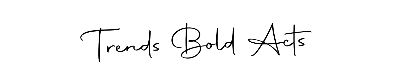 It looks lik you need a new signature style for name Trends Bold Acts. Design unique handwritten (Autography-DOLnW) signature with our free signature maker in just a few clicks. Trends Bold Acts signature style 10 images and pictures png