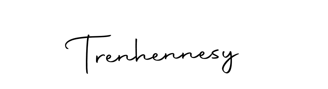 Trenhennesy stylish signature style. Best Handwritten Sign (Autography-DOLnW) for my name. Handwritten Signature Collection Ideas for my name Trenhennesy. Trenhennesy signature style 10 images and pictures png