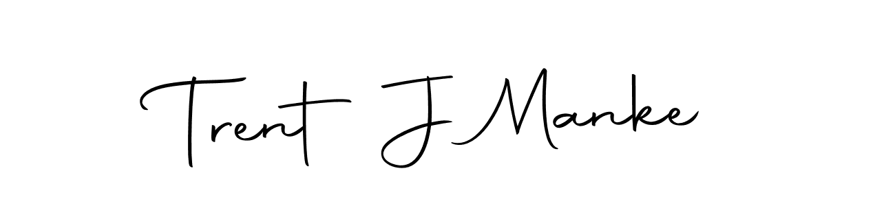 Make a beautiful signature design for name Trent J Manke. With this signature (Autography-DOLnW) style, you can create a handwritten signature for free. Trent J Manke signature style 10 images and pictures png