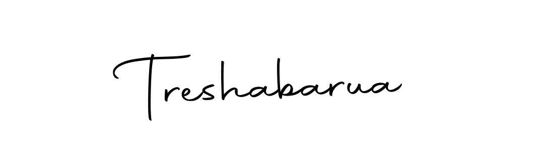 The best way (Autography-DOLnW) to make a short signature is to pick only two or three words in your name. The name Treshabarua include a total of six letters. For converting this name. Treshabarua signature style 10 images and pictures png