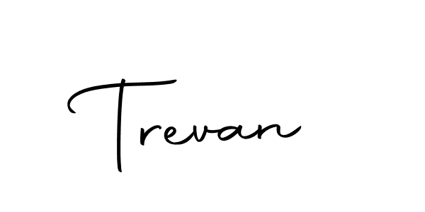Trevan stylish signature style. Best Handwritten Sign (Autography-DOLnW) for my name. Handwritten Signature Collection Ideas for my name Trevan. Trevan signature style 10 images and pictures png