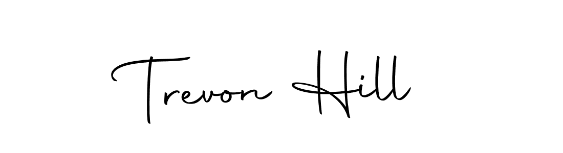 Design your own signature with our free online signature maker. With this signature software, you can create a handwritten (Autography-DOLnW) signature for name Trevon Hill. Trevon Hill signature style 10 images and pictures png