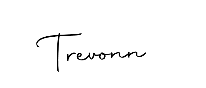 How to make Trevonn signature? Autography-DOLnW is a professional autograph style. Create handwritten signature for Trevonn name. Trevonn signature style 10 images and pictures png