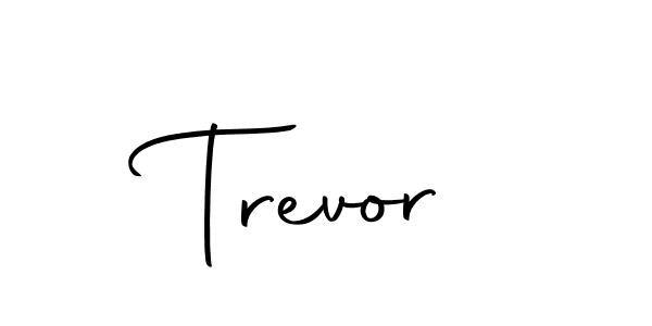 Create a beautiful signature design for name Trevor. With this signature (Autography-DOLnW) fonts, you can make a handwritten signature for free. Trevor signature style 10 images and pictures png