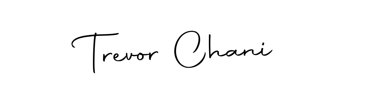 Trevor Chani stylish signature style. Best Handwritten Sign (Autography-DOLnW) for my name. Handwritten Signature Collection Ideas for my name Trevor Chani. Trevor Chani signature style 10 images and pictures png