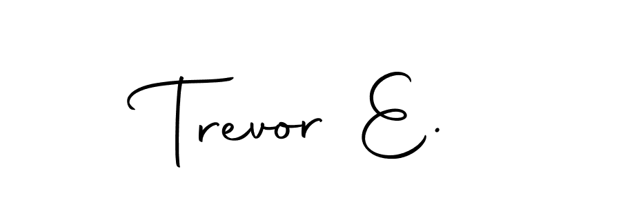 See photos of Trevor E. official signature by Spectra . Check more albums & portfolios. Read reviews & check more about Autography-DOLnW font. Trevor E. signature style 10 images and pictures png