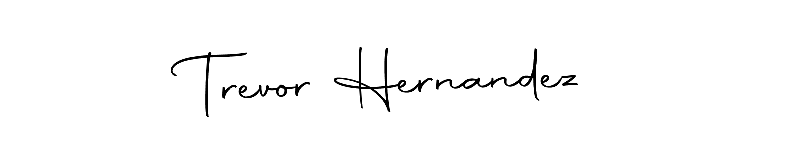 Create a beautiful signature design for name Trevor Hernandez. With this signature (Autography-DOLnW) fonts, you can make a handwritten signature for free. Trevor Hernandez signature style 10 images and pictures png