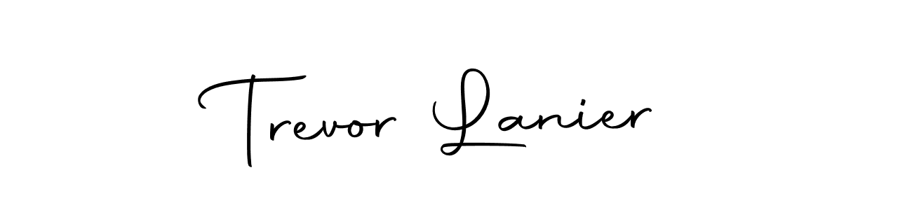 You should practise on your own different ways (Autography-DOLnW) to write your name (Trevor Lanier) in signature. don't let someone else do it for you. Trevor Lanier signature style 10 images and pictures png