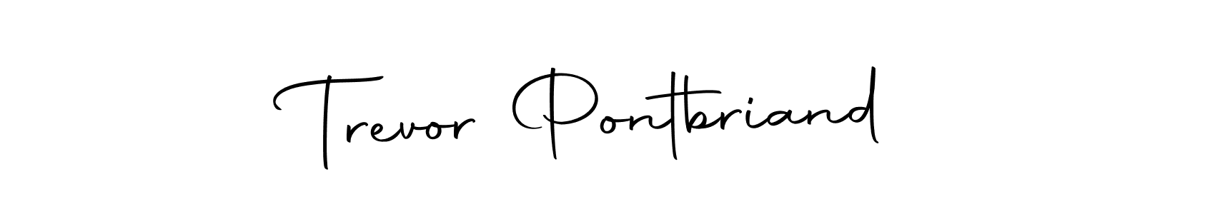 It looks lik you need a new signature style for name Trevor Pontbriand. Design unique handwritten (Autography-DOLnW) signature with our free signature maker in just a few clicks. Trevor Pontbriand signature style 10 images and pictures png