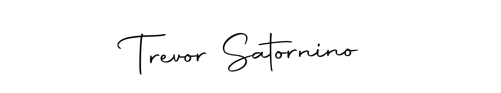 Make a beautiful signature design for name Trevor Satornino. Use this online signature maker to create a handwritten signature for free. Trevor Satornino signature style 10 images and pictures png