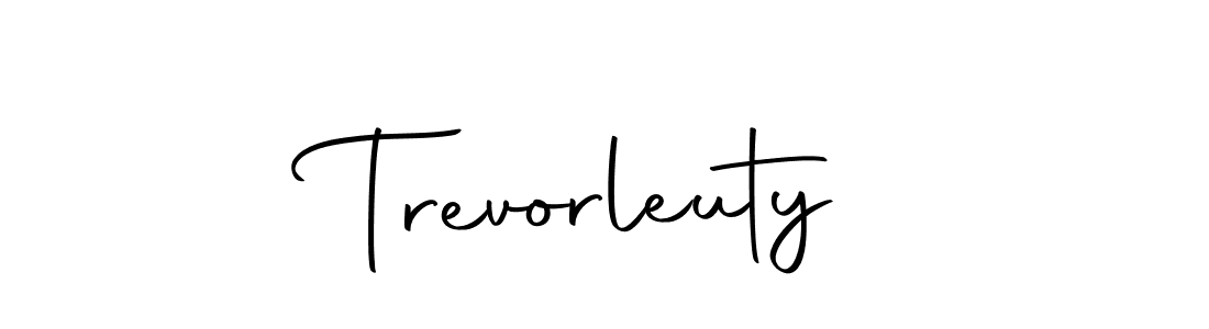 This is the best signature style for the Trevorleuty name. Also you like these signature font (Autography-DOLnW). Mix name signature. Trevorleuty signature style 10 images and pictures png