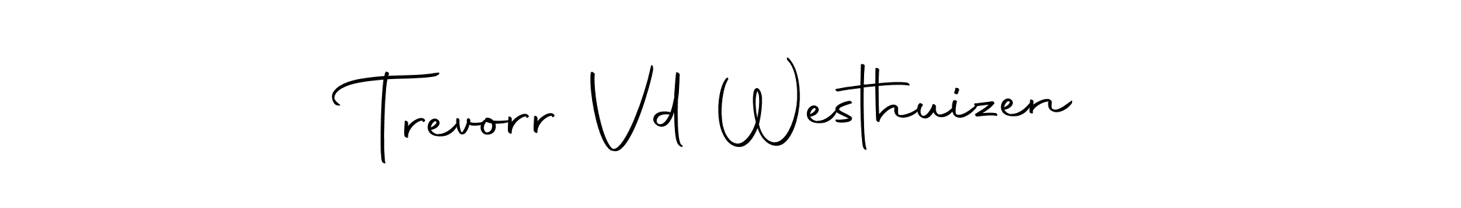You can use this online signature creator to create a handwritten signature for the name Trevorr Vd Westhuizen. This is the best online autograph maker. Trevorr Vd Westhuizen signature style 10 images and pictures png