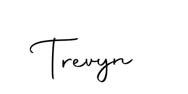 Create a beautiful signature design for name Trevyn. With this signature (Autography-DOLnW) fonts, you can make a handwritten signature for free. Trevyn signature style 10 images and pictures png