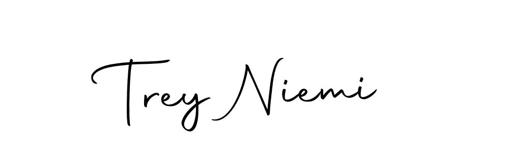 Make a beautiful signature design for name Trey Niemi. Use this online signature maker to create a handwritten signature for free. Trey Niemi signature style 10 images and pictures png