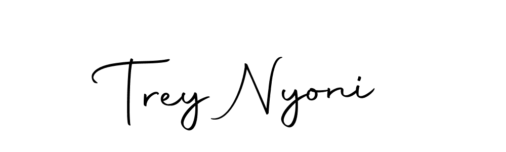Also we have Trey Nyoni name is the best signature style. Create professional handwritten signature collection using Autography-DOLnW autograph style. Trey Nyoni signature style 10 images and pictures png