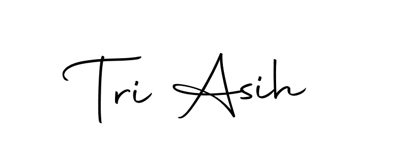 How to make Tri Asih name signature. Use Autography-DOLnW style for creating short signs online. This is the latest handwritten sign. Tri Asih signature style 10 images and pictures png