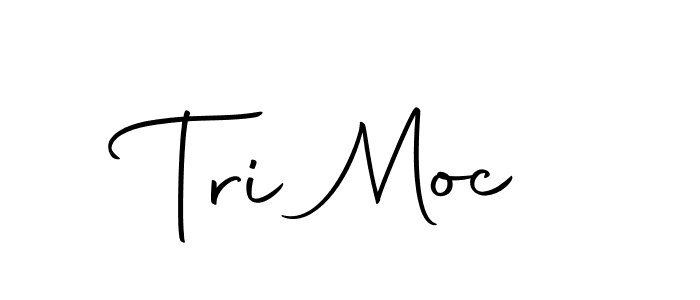 Design your own signature with our free online signature maker. With this signature software, you can create a handwritten (Autography-DOLnW) signature for name Tri Moc. Tri Moc signature style 10 images and pictures png