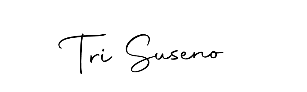 Design your own signature with our free online signature maker. With this signature software, you can create a handwritten (Autography-DOLnW) signature for name Tri Suseno. Tri Suseno signature style 10 images and pictures png