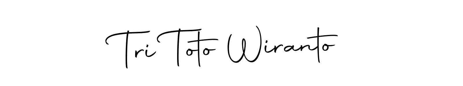 Design your own signature with our free online signature maker. With this signature software, you can create a handwritten (Autography-DOLnW) signature for name Tri Toto Wiranto. Tri Toto Wiranto signature style 10 images and pictures png