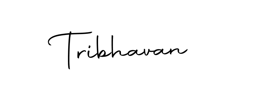 Here are the top 10 professional signature styles for the name Tribhavan. These are the best autograph styles you can use for your name. Tribhavan signature style 10 images and pictures png